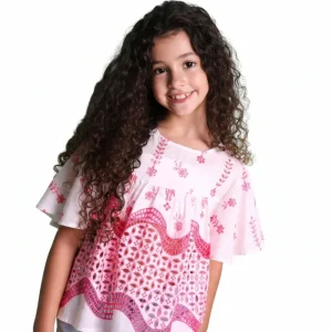 Camicia traforata fuxia Dixie