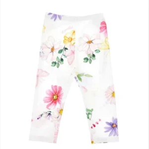 Leggings jersey floreale MONNALISA