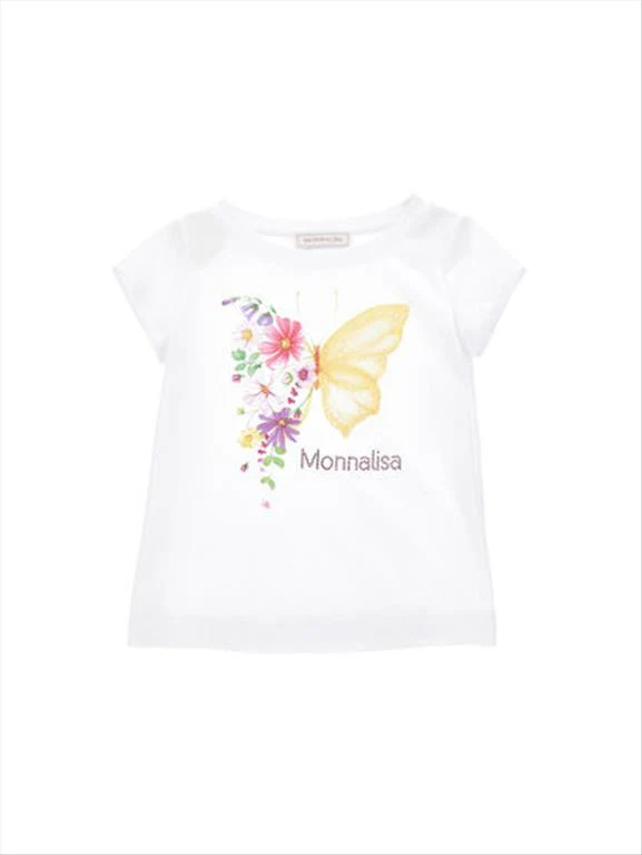 T-shirt jersey maxi farfalla MONNALISA - immagine 2