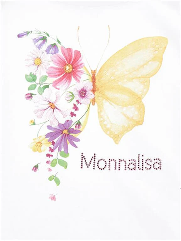 T-shirt jersey maxi farfalla MONNALISA - immagine 4