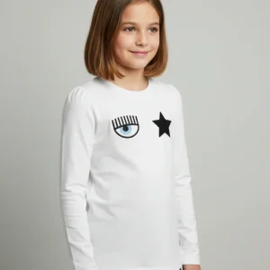 T-Shirt cotone manica lunga Chiara Ferragni.