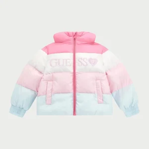 Bomber imbottito con cappuccio bambina Guess