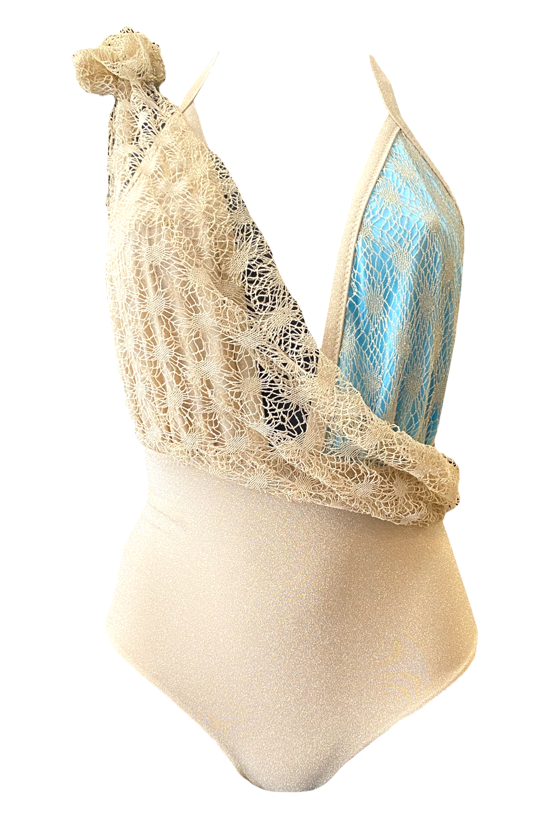 Costume intero Lamante Goldy Fucsia - immagine 4