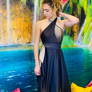 Vestito foulard Haidy con varianti colore