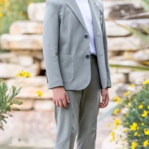 abito fiore salvia ragazzo