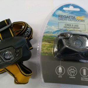 Torcia frontale 5 led Regatta