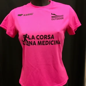 La corsa è una medicina t-shirt Donna