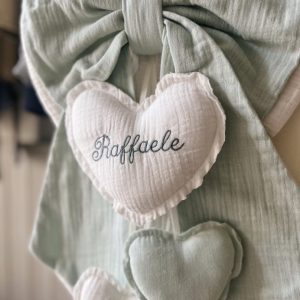 Fiocco di Garza Doppio con Cuori