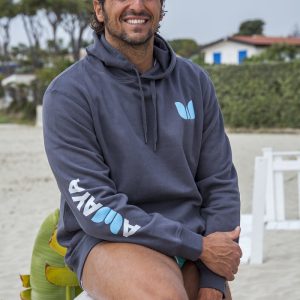 Felpa Awaya GREY ASPHALT con Cappuccio Uomo