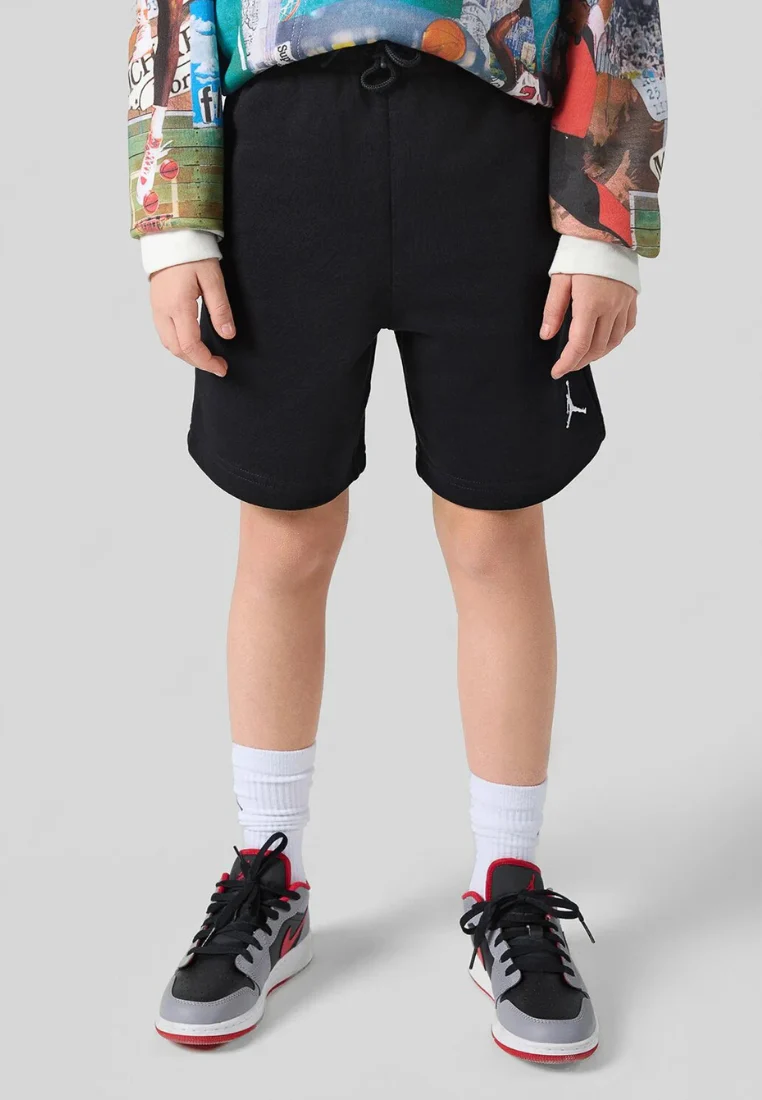 JORDAN Shorts Brooklyn Fleece nero per bambino e bambina - immagine 3