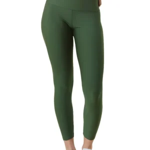Leggings Sportivi a Vita Alta Donna Verde Oliva - Rupe Clothing