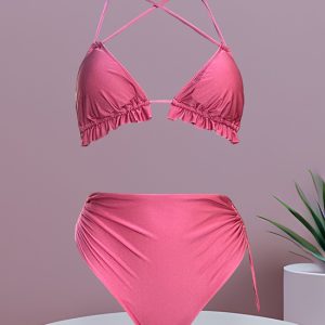 Bikini triangolo componibile Cassy Fucsia
