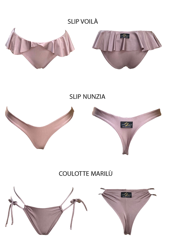 Bikini triangolo componibile Cassy Lilla - immagine 6