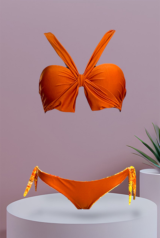 Bikini Coppa componibile Roy UTS Arancione - immagine 3