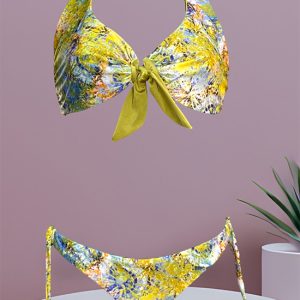 Bikini triangolo ferretto Differenziato Double-Face UTS Verde