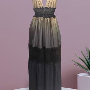 Abito Martina Nero/Oro