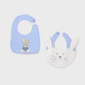 Set 2 bavaglini applicazioni impermeabili neonato