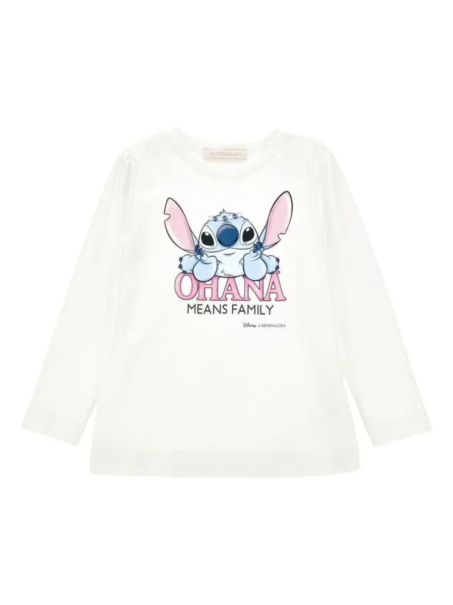 T-SHIRT A MANICHE LUNGHE BAMBINA - immagine 2