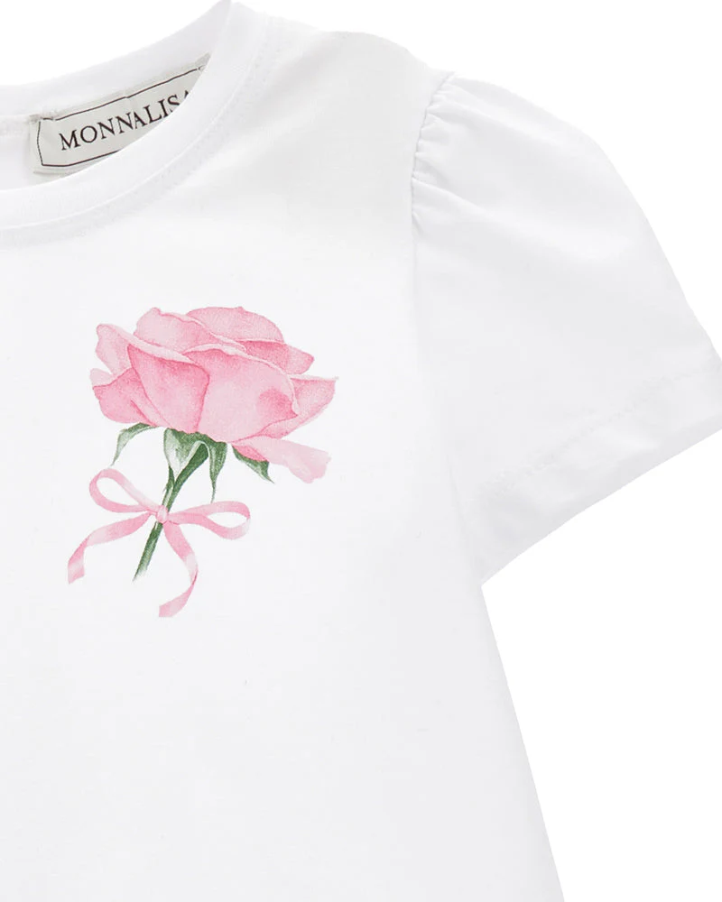 Vestito Floreale Rosa/Bianco da Neonata - immagine 5