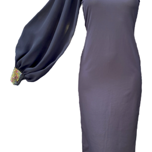 Vestito Monospalla Gioiello con variante colore