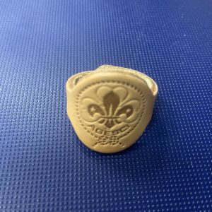 Nodo ad anello cuoio naturale Agesci