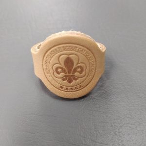 Nodo ad anello Masci cuoio naturale