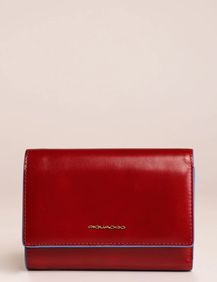 Portafoglio Piquadro Blue Square piccolo con portamonete esterno - immagine 6