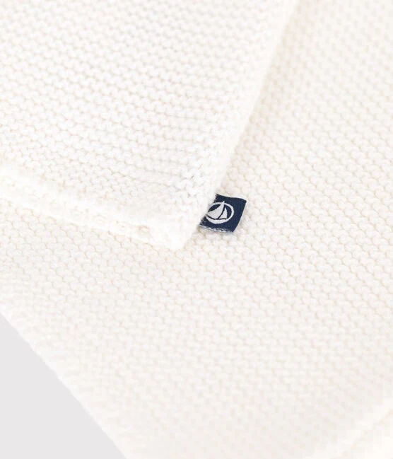 CARDIGAN IN MAGLIA DI COTONE A PUNTO LEGACCIO NEONATO - immagine 5