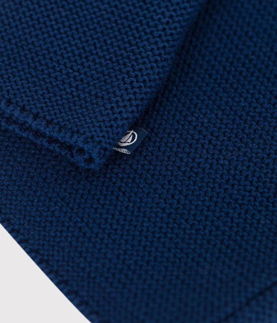 CARDIGAN IN MAGLIA DI COTONE A PUNTO LEGACCIO NEONATO - immagine 8