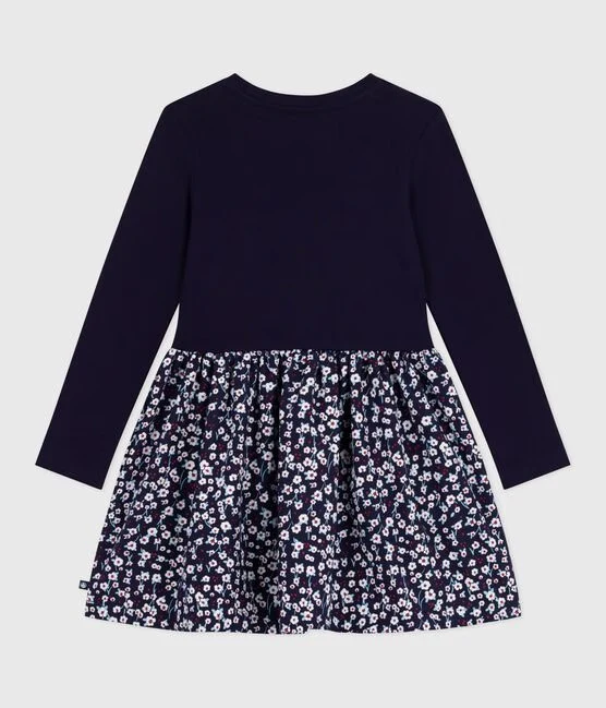 ABITO A MANICHE LUNGHE IN COTONE BAMBINA - immagine 3