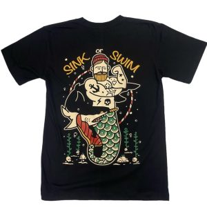 t shirt traditional tattoo Sink Swim