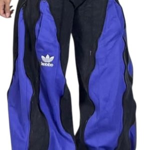 Pantalone vintage zipper adidas rework