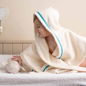 Poncho in tessuto BIO