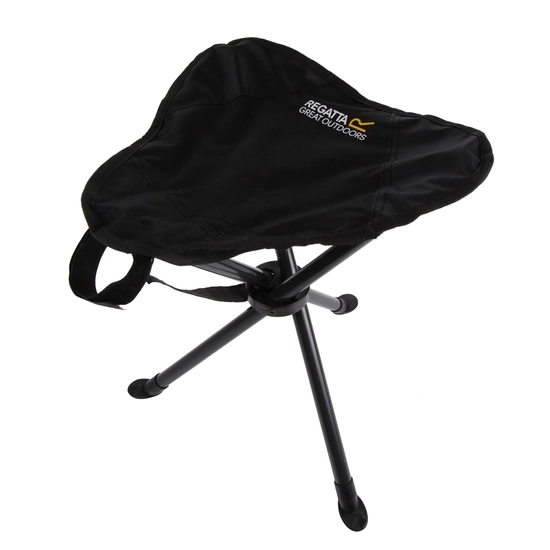 Ternio sgabello treppiede acciaio Regatta - immagine 2