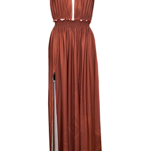 Abito Lamante Ruggine con Variante Colore