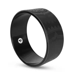 Ruota da Yoga Nera Mandala - Bodhi