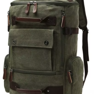 Zaino vintage canvas computer pocket