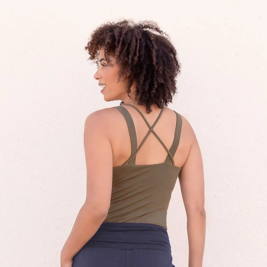Top Marlene da yoga in TENCEL™ e cotone bio - Jaya Organics - immagine 4