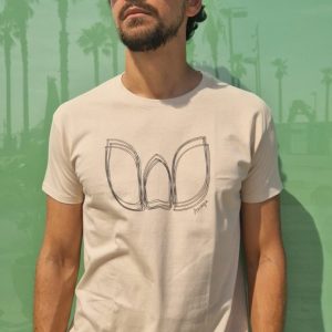 T-Shirt Unisex LOTUS AWAYA Sand Cotone Organico
