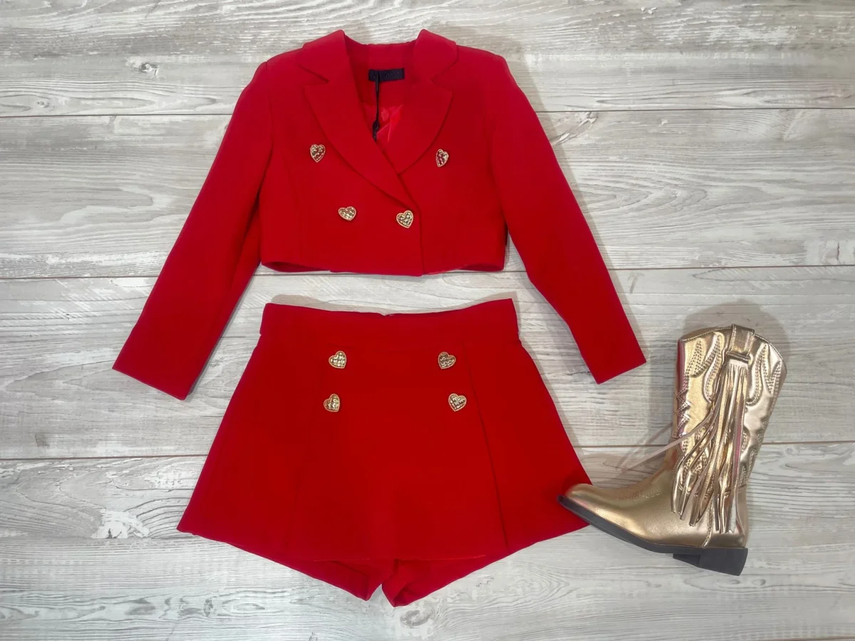 Tailleur rosso - immagine 4