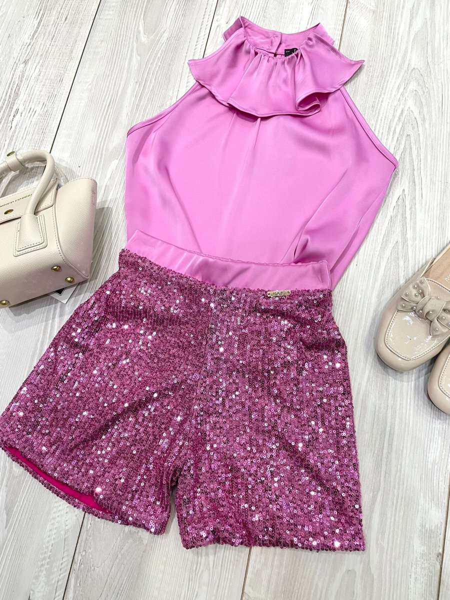 Shorts glitter j'aimè - immagine 3