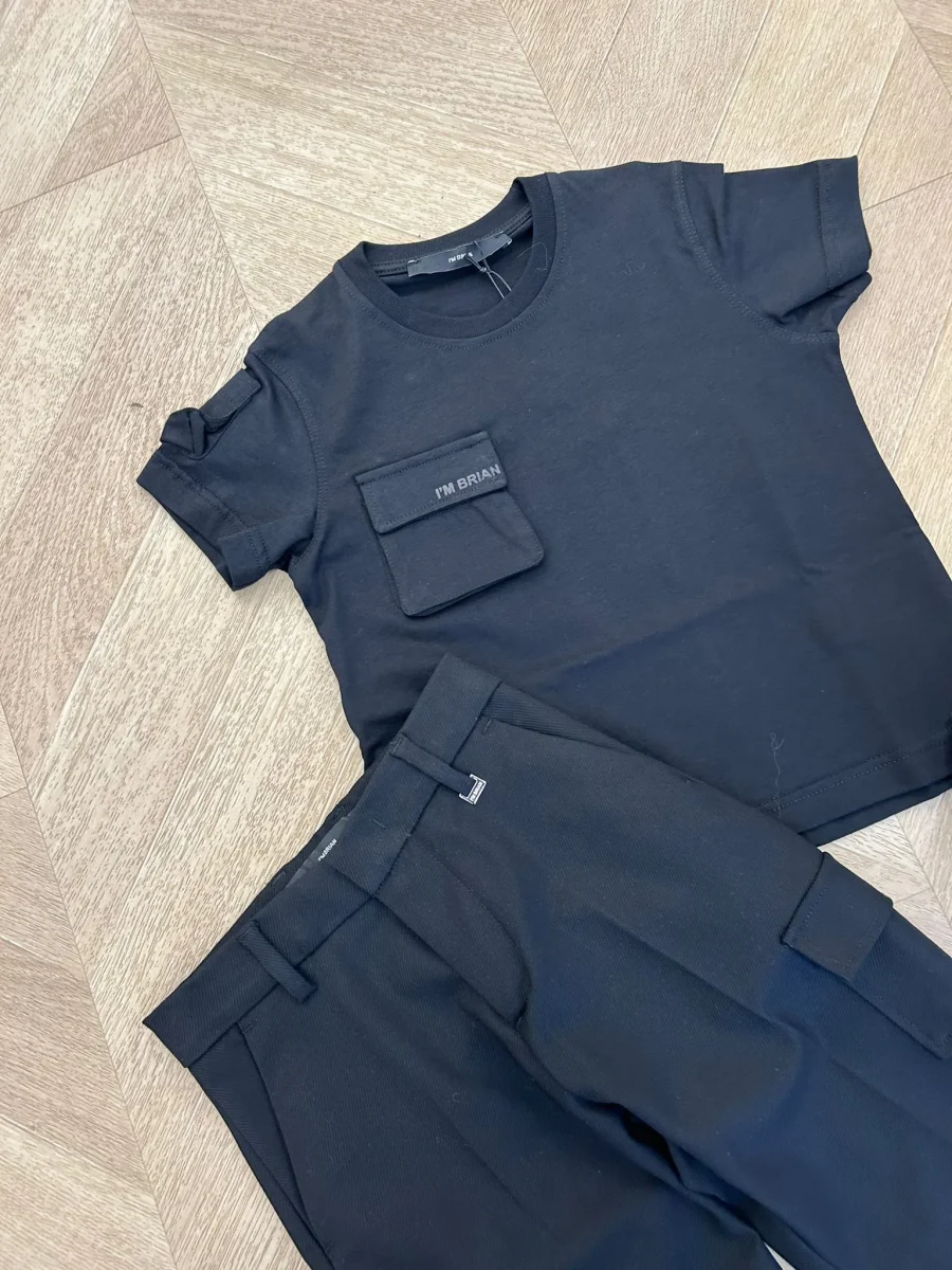 t-shirt tasca nera - immagine 4