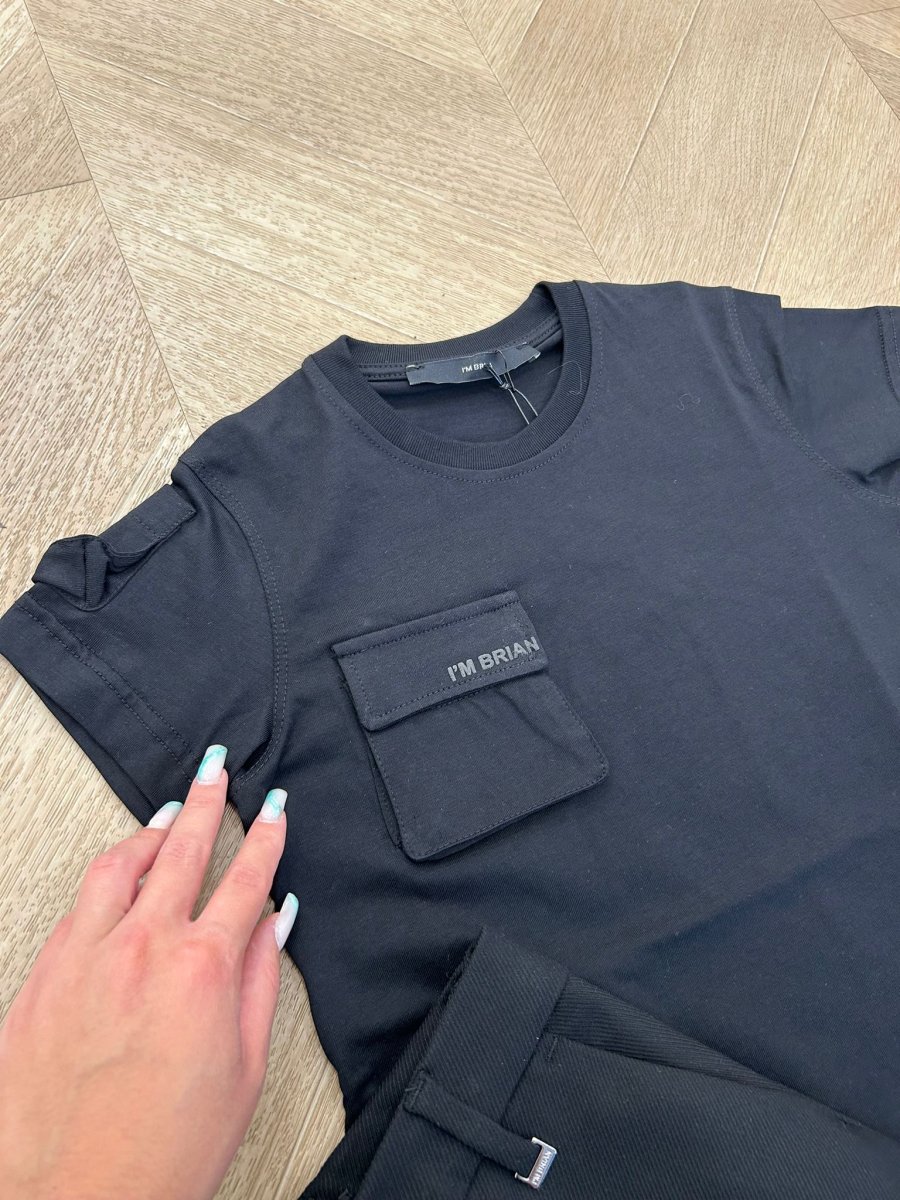 t-shirt tasca nera - immagine 3