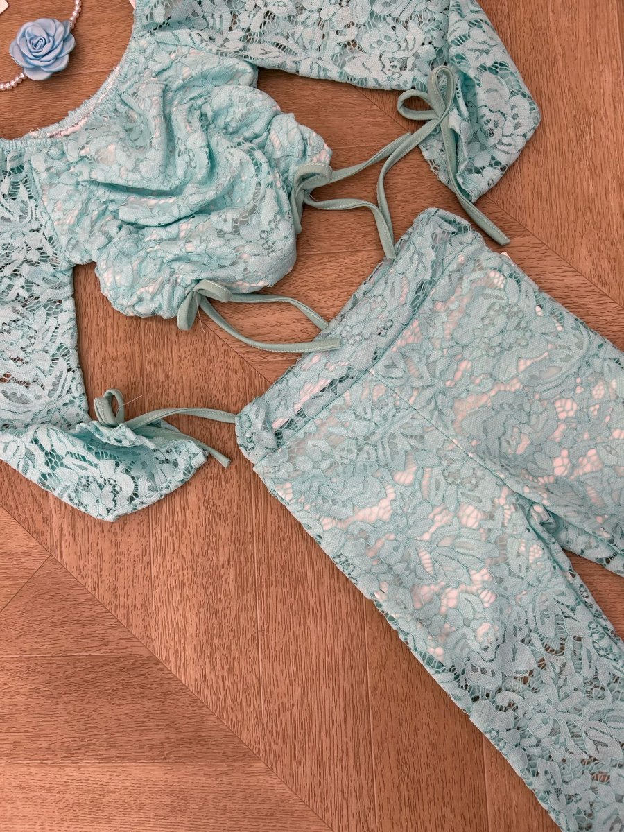 coordinato merly verde acqua - immagine 3