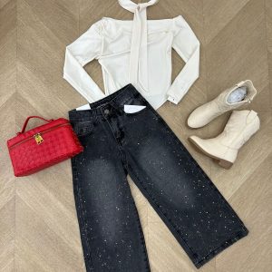 jeans costellazioni palazzo grigio