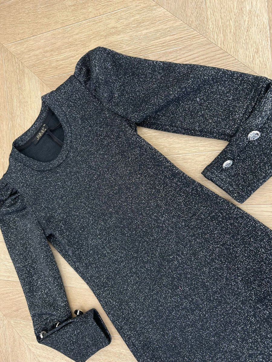 abito in lurex nero - immagine 3