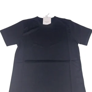 T-SHIRT FILO DI SCOZIA NERA