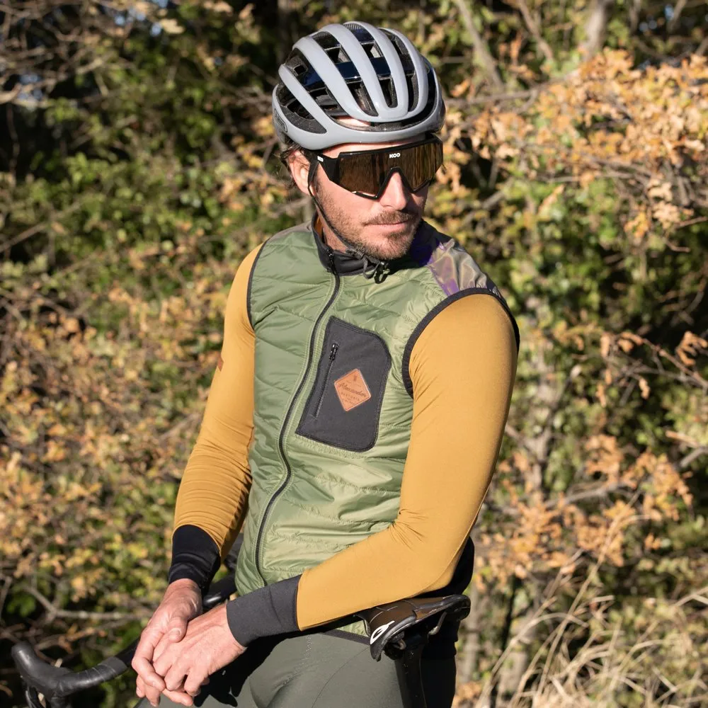 Sartoria Piumino smanicato da ciclismo verde – Uomo - immagine 7