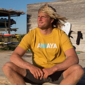 T-Shirt Awaya Logo Mustard