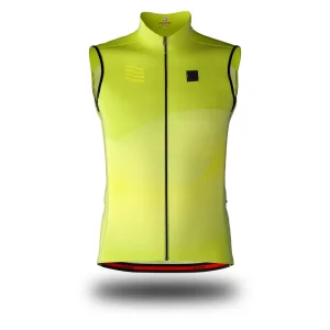 Bora Gravity Lime smanicato antivento – Donna